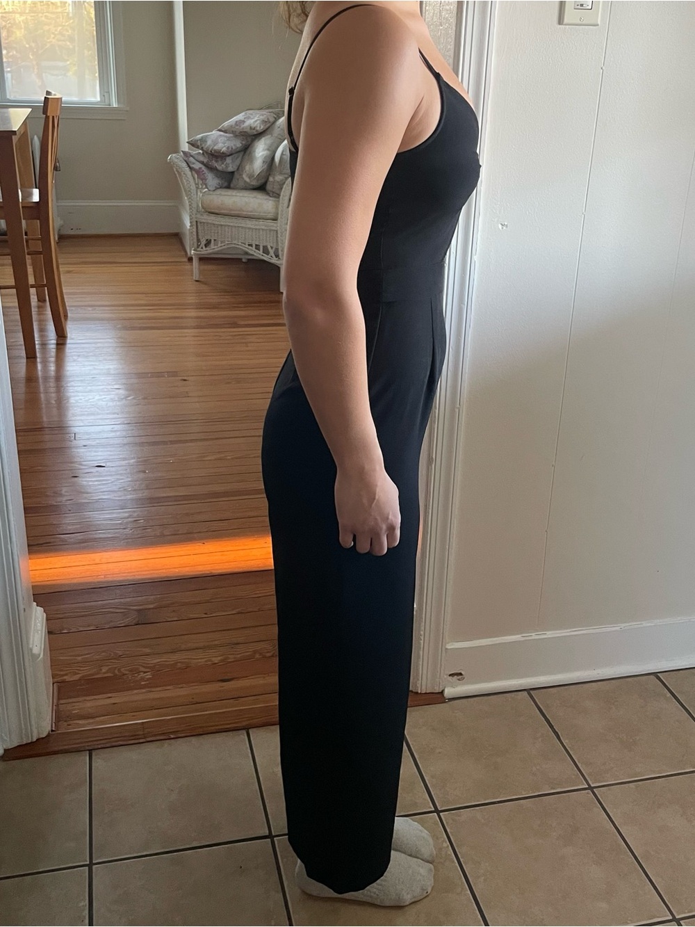 H&M Black Cutout Spaghetti-Strap Jumpsuit - Picture 2 of 6